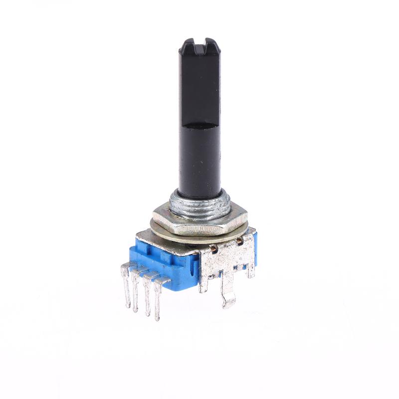 2Pcs Rk11 C10K Single Row 4Pin Vertical Potentiometer 28Mm Shaft For Amplifier Audio Tone Volume Control Diy Electronic Projects