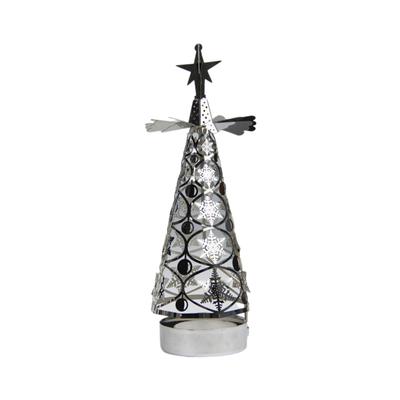 Candela Aromaterapica di Natale Portacandela Girevole Albero Caldo Luce Ambulante