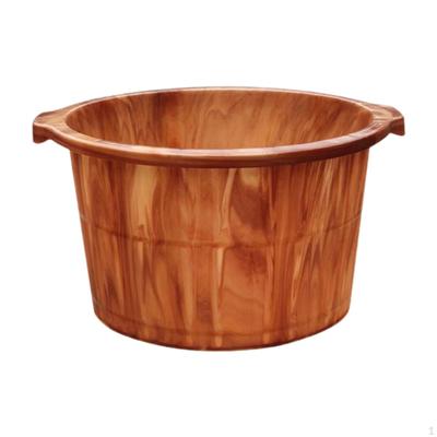 Foot Bath Barrel with Handles Round for Adults Feet Soaking Tub