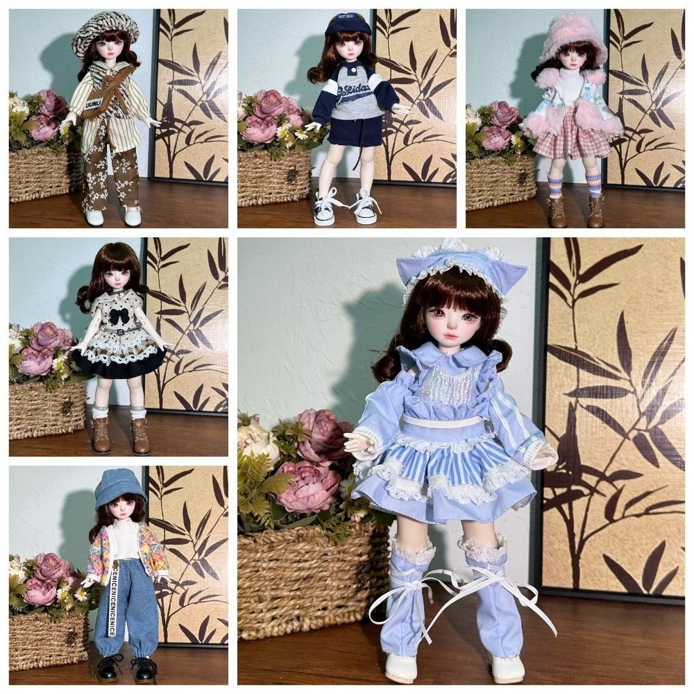 Sweater Coat 30cm Doll Clothes Fashion Doll Accessories Cute 1/6 BJD Doll Outfit Set  Girl Toy Gift