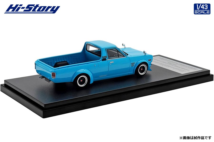 Hi Story Datsun SUNNY TRUCK Customized Turquoise Blue Finished Product 1/43 (1979)