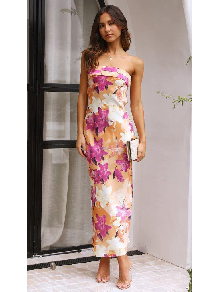 European & American 2025 Spring/Summer Satin Backless Tube Dress for Women.