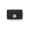 Boutonniere Card Wallet [black-silver]