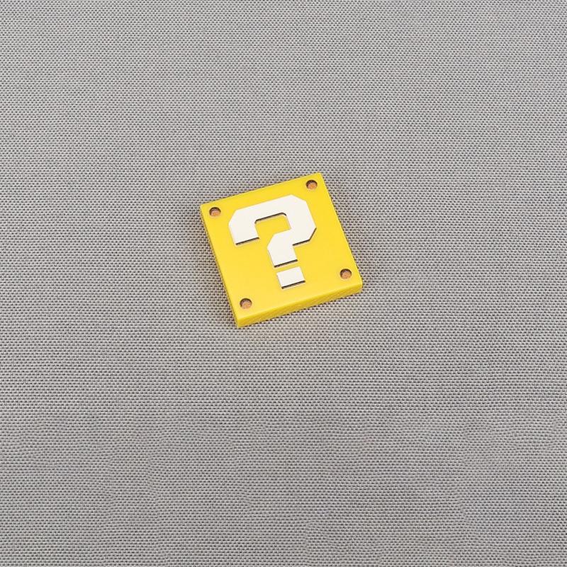 

Non-Toxic Moc 10Pcs Question Mark 3068 2X2 Pattern Building Blocks Light Panel Compatible Board Bricks Particle Game Toy Children Kid Gift