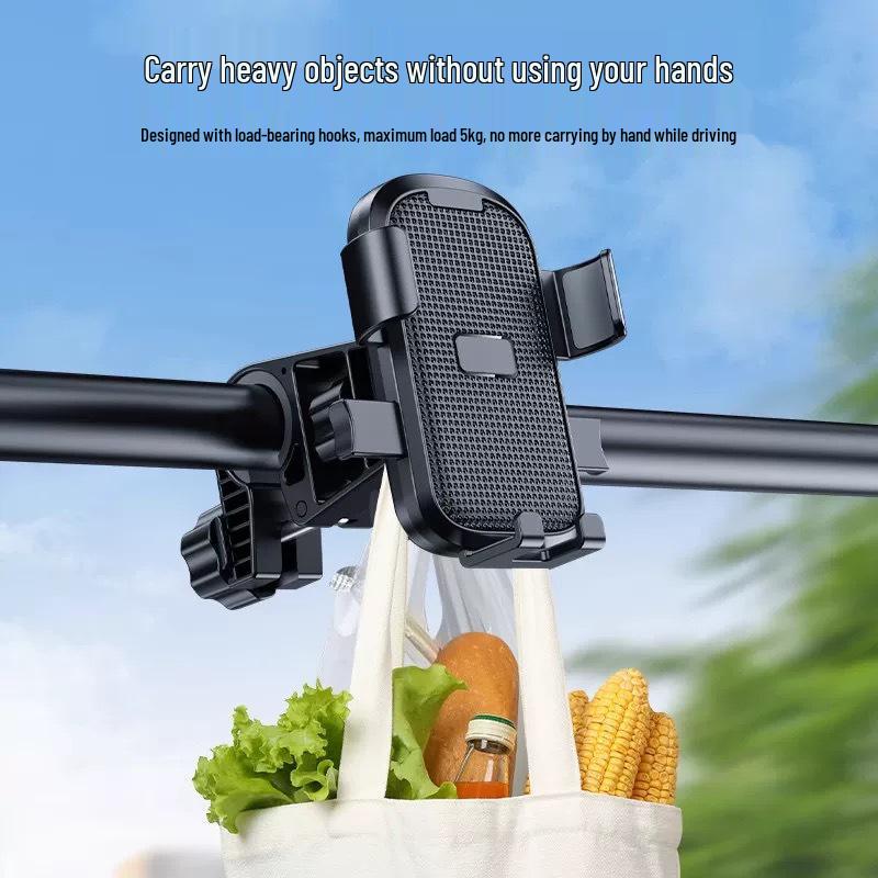 Electric Bike & Motorcycle Phone Holder for Navigation & Delivery