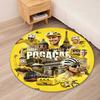 Tadej Pogacar Printed Round Rug Carpet Chair Rug Area Rug Entryway Doormats,for Office Chair Living Room Bedroom Kitchen Room.