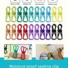 10pcs Nail Extension Gel Mold & Fixing Clip Set
