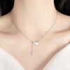 Xiaohongshu Autumn And Winter Fringed Gourd Fritillary Necklace Pendant Simple Temperament Design Light Luxury Premium Collarbone Chain