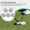 Golf Swing Long Distance Hitting Trainer Golf Swing Ball Flat Shaped Set Of 5 For Outdoor Practice Backyard Game Course Putting