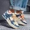 Sneakers for Men Fashion Vulcanized Shoes Trendy Street Skateboard Shoes Outdoor Casual Shoe Tennis Training Shoes for Men Sport