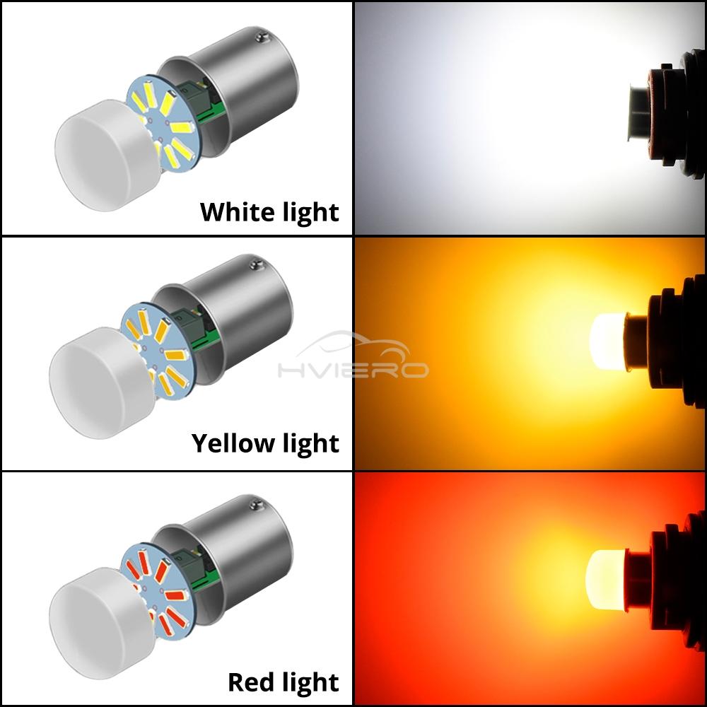 1/2/4/10Pcs 1156 Ba15S P21W 1157 BAY15D P21/5W Led Car Tail Light Bulb 3014 9SMD Auto Reverse Brake Parking Turn Signal Lamp 12V