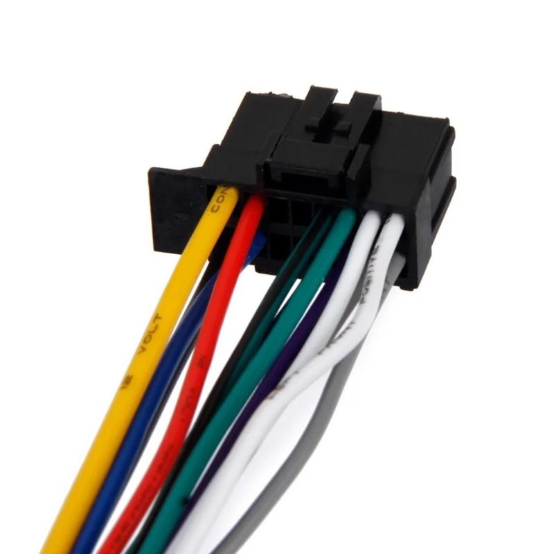16PIN Wire Harnesses Radio Plug Stereo for DVD TV Players Car Stereo Radio Cable 16 Pin Wiring