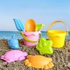 Non-Toxic Children'S Beach Toy Set Baby Playing In Water And Sand Shovel Beach Bucket Sand Digging Tool Plastic Bucket Watering Toy Sets