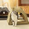 Breathable Felt Cats Tent with Interactive Toy Foldable Pets Cave Bed Four Seasons Universal Cat House for Indoor Cats & Kittens