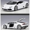 1/24 skala Welly Lamborghini Huracan LP610-4 legeringsbilmodell støpt metall leketøyskjøretøy bilmodell høy simuleringssamling gaver til barn
