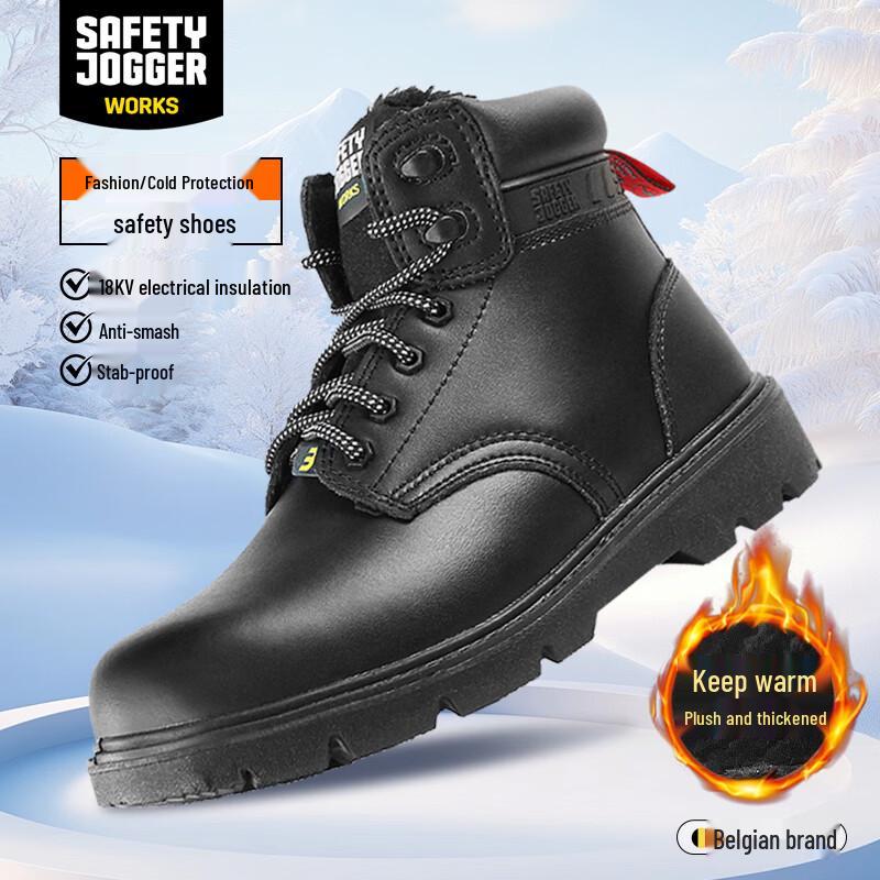 SAFETY JOGGER Men s Winter Insulated Mid-Top Safety Work Boots 41
