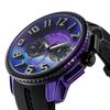 TENDENCE Gulliver DeColor TY146103 [TENDENCE] Watch, Black/Purple Dial, [Official Import]