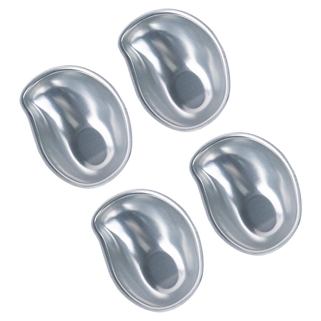 4pcs Food Grade Aluminum Alloy Mochi Molds Peach Mango Design Molds Easy Release Baking Tools For Home Kitchen