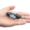 15.5g 7.5cm Cicada Lure Hard Rotating Wheel ABS Insect Fishing Barb Hooks Artificial