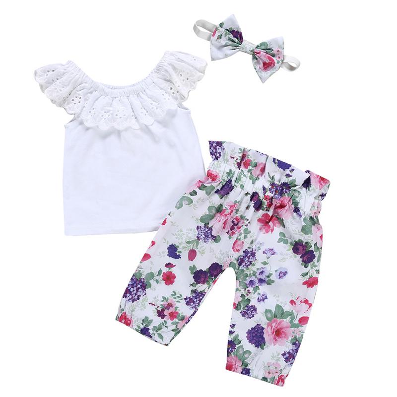 Buy Summer Toddler Girl Sleeveless Lace Collar Tshirt Blouse Tops