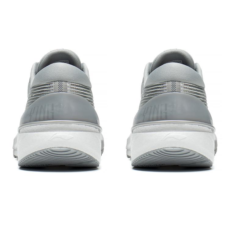 Li Ning YueYing 2.0 Stable Support Low top Running Shoes Men's Gray Silver ARHS015-5