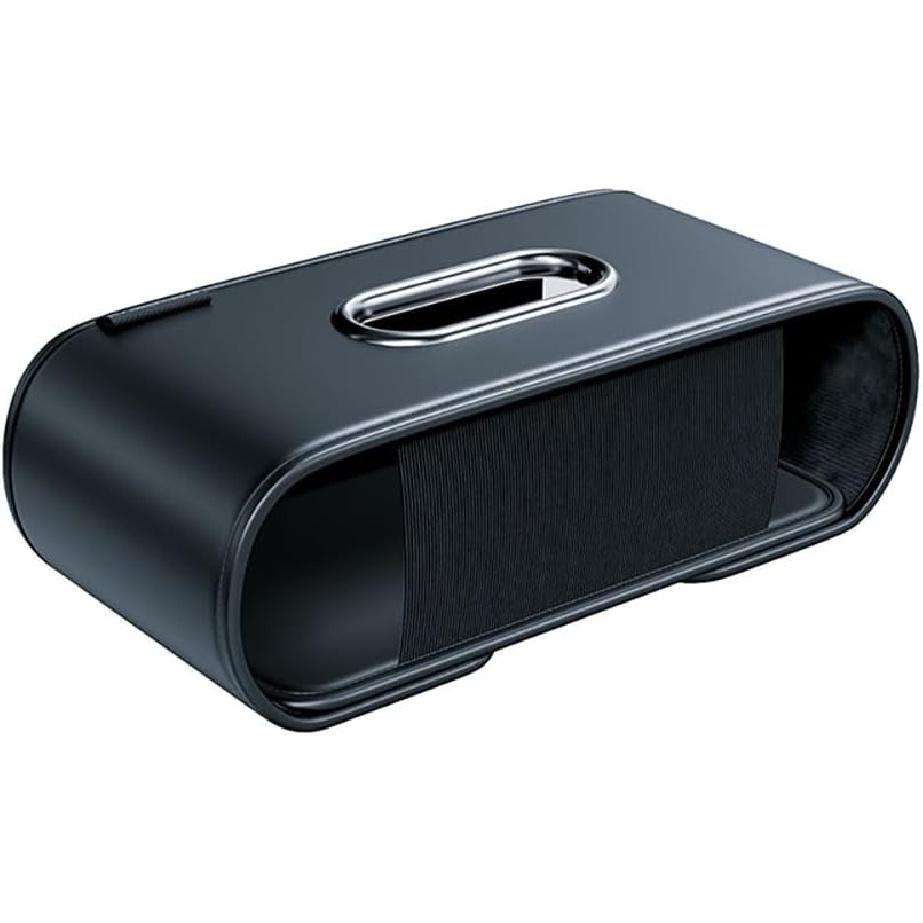 MTGOCHA Car Tissue Holder, Large Tissue Box Cover Keep Car Tidy, Premium PU Leather Backseat Napkin Holder Tissues Dispenser for Car Fits Standard