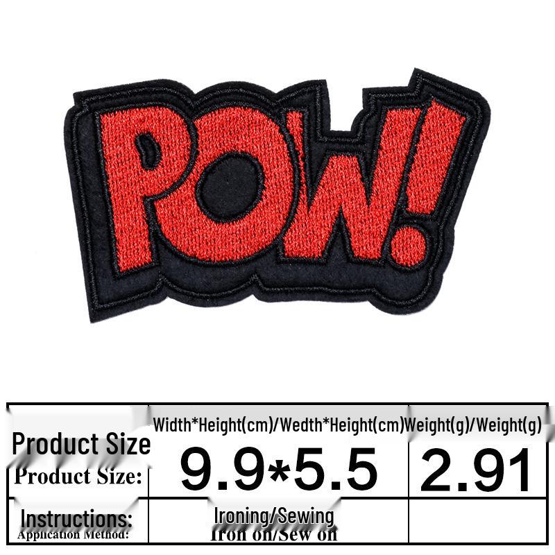 Junle Iron-On Woven Label & Cloth Patch Set