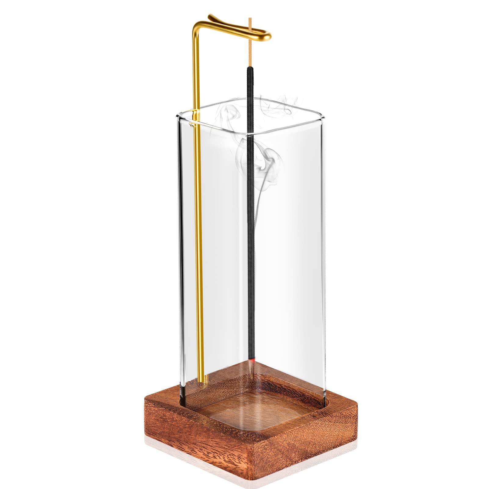 

MINGYI Stylish Glass Incense Holder, Ash-Proof, Incense Burner, Interior Decor, Relaxation, Buddhist Altar, Study, Meditation, Entryway