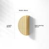 Modern Minimalist Kitchen Cupboard Handles Solid Zinc Alloy Vintage Wardrobe Door Pulls Brushed Brass Finish Furniture Hardware