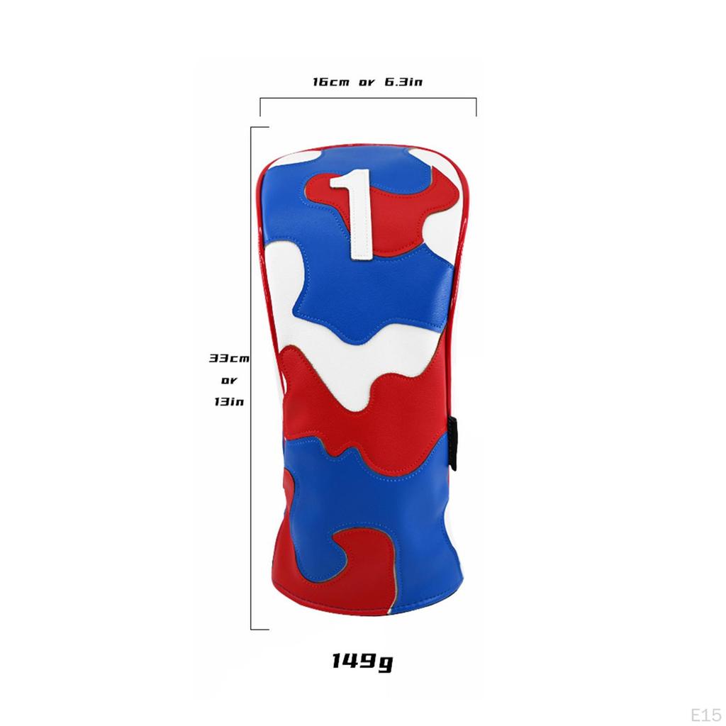 Golf Club Head Cover Anti Scratch Wood Headcover,PU Leather,Fashion Portable