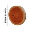 2 Pieces Simulated Tree Wheel Pillow Cylindrical Wooden Pile Pillow Cushion Realistic Cushion Natural Decor For Living Room