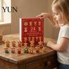 Collectible Highland Cow Figures Advent Calendar, 24 Pcs Acrylic Hanging Ornaments for Christmas Tree Accessories Decoration, Festive Countdown