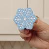 WTEMPO Christmas Decorative Cabinet Handle Covers Stretch Over Hardware Decorations Holiday Christmas Festive Door Knobs for Kitchen Bathroom Dressers