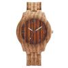 Trend fashion watch wood grain men's watch simple casual digital wood grain quartz watch manufacturer