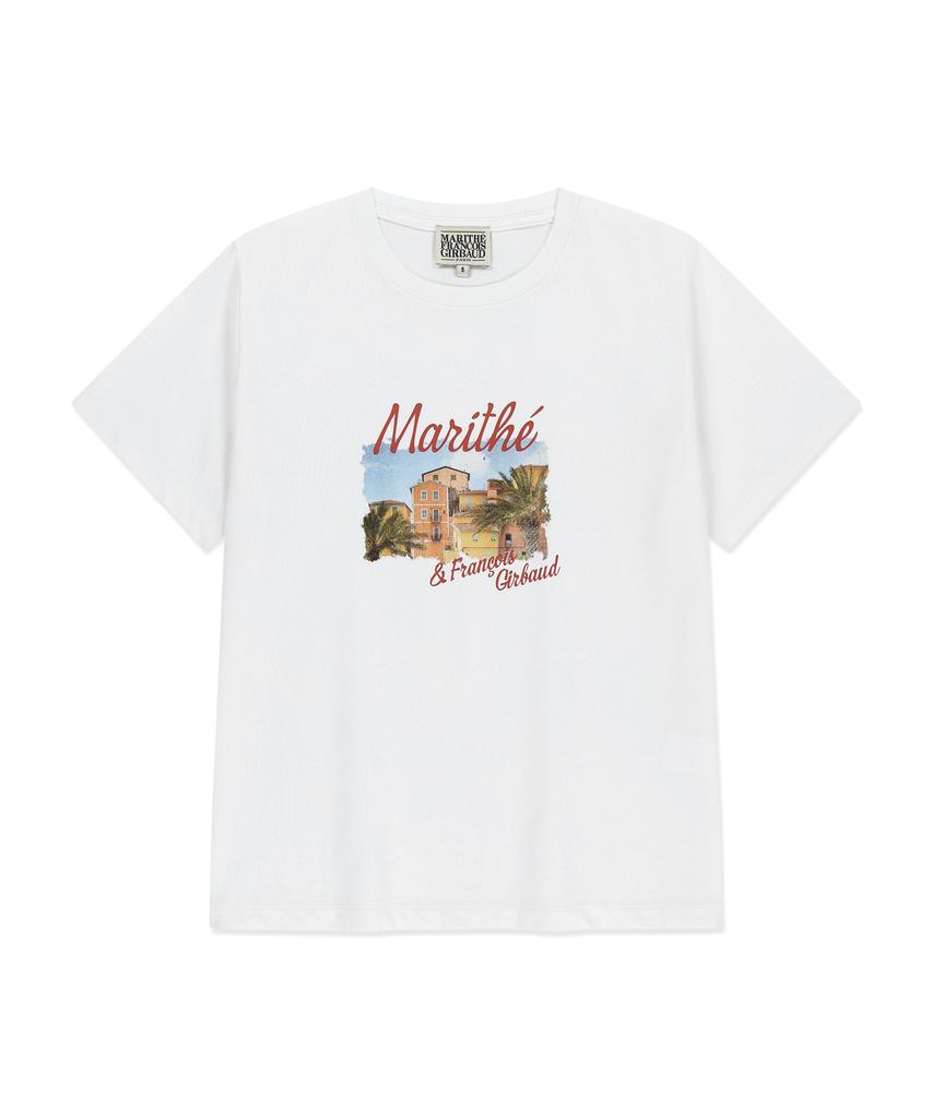 Malittepeulangsowajeobeo W Aerocool Resort Graphic Tee White