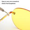 Eyeglasses Screwdriver Repair Kit Precisions 4 In 1 Mini Screwdriver Set Keychain Glasses Sunglasses Watch Electronics