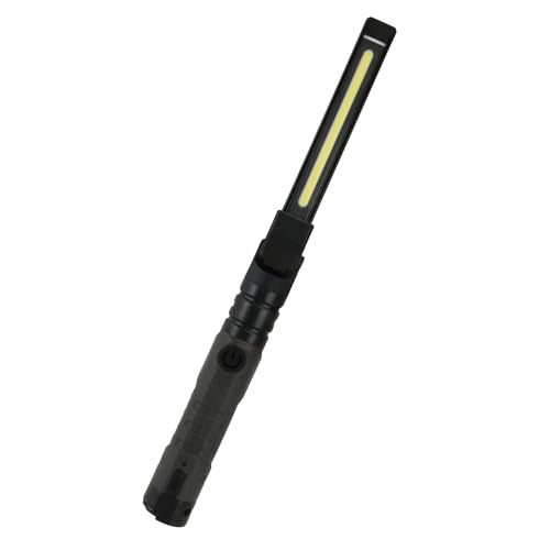SK11 Rechargeable LED Work Light, 600lm Main (Infinitely Dimmable) / 150lm Top, 180-Degree Opening and Rotating, Magnetic Bottom, USB-Type-C Charging,