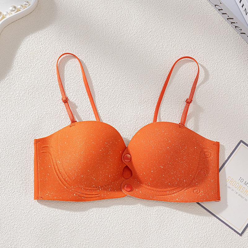 South East Asia Popular Fine Flash Underwear Women's Small Breasts Gather and Show Large Steel Rim Thin Shoulder Straps Close Pair of Seamless