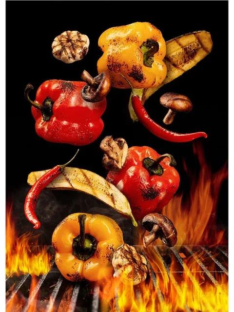 Wall Art HD Printed Food Kitchen Blackboard Pictures Canvas Classic Home Room Decor Pizza Modular Painting Restaurant Cuadros