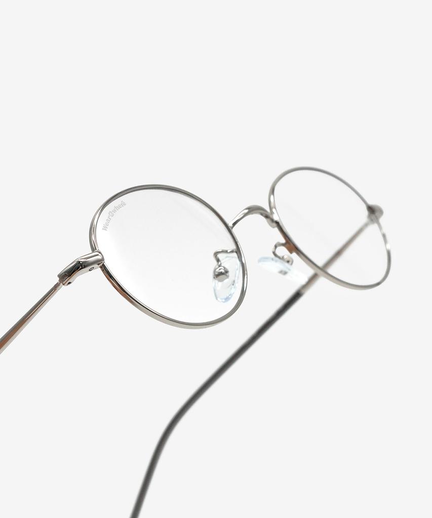 Weeoweeo Kobe Silver Blue Light Blocking Glasses
