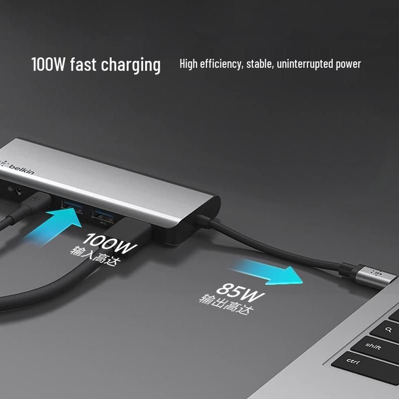 11-in-1 USB-C Expansion Dock for Laptops with USB 3.0 and Gigabit Connectivity