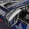 For NISSAN Murano 2025 Chrome Rain Eyebrow Rearview Mirror Frame