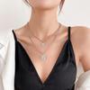 Double Layer Beauty Head Necklace