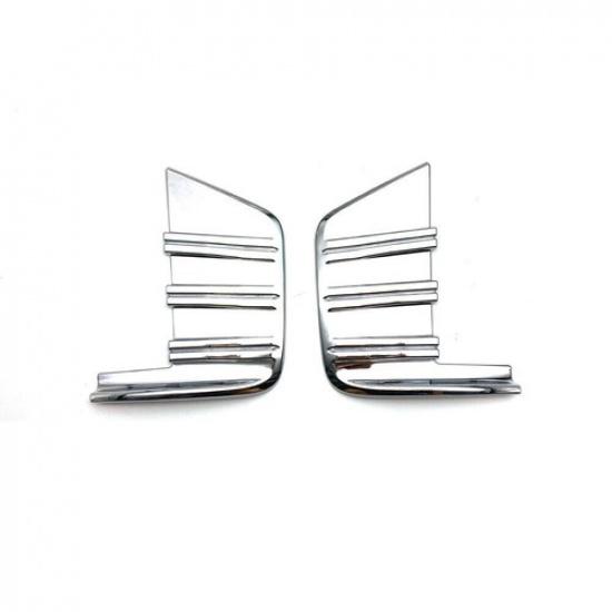 For 19+ Chevy Silverado 1500 Front Bumper Fog Light Side COVER Panel Trim CHROME