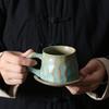 Japanese Ceramic Coffee Mug and Saucers Set Vintage Breakfast Oat Mug Creative Afternoon Camellia Flower Tea Cup Home Water Cup