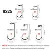 200pcs #8~#6/0 High Carbon Steel 90 Degree Aberdeen Jig Hook Bent Saltwater Long Shank Soft Worm Hooks