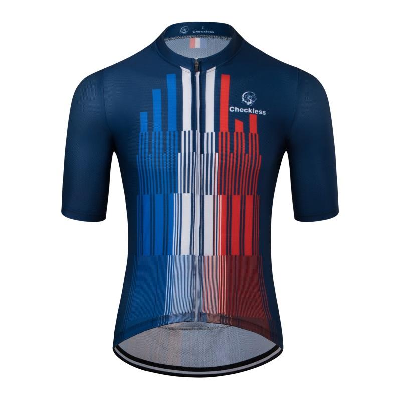 2023 New Short Sleeve Cycling Suit High Elasticity Quick Drying Road Bike Men's Summer Breathable Top