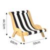 Summer Pet Ice Pad Black and White Striped Sofa Lounge Chair Removable and Washable Cat Hammock Camp Bed Cat Nest Suitable for All Seasons