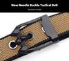 Men's Nylon Canvas Belt with Rotating Alloy Pin Buckle - Durable, Versatile Outdoor Tactical Belt