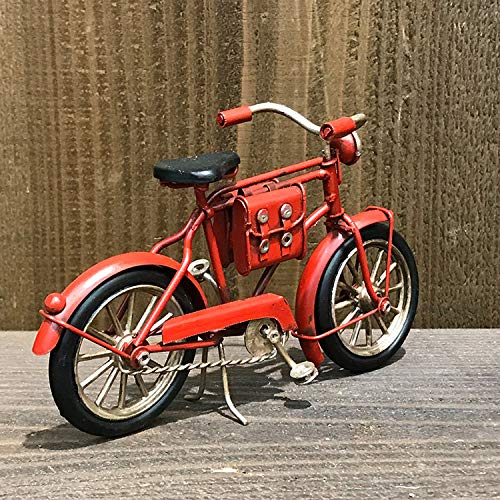 Akizuki Trading Good Old Messenger Bicycle RED W16×D5.5×H9.5cm 1910D-2001